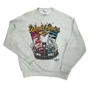 VTG Cleveland Indians vs Miami Mariners Crewneck